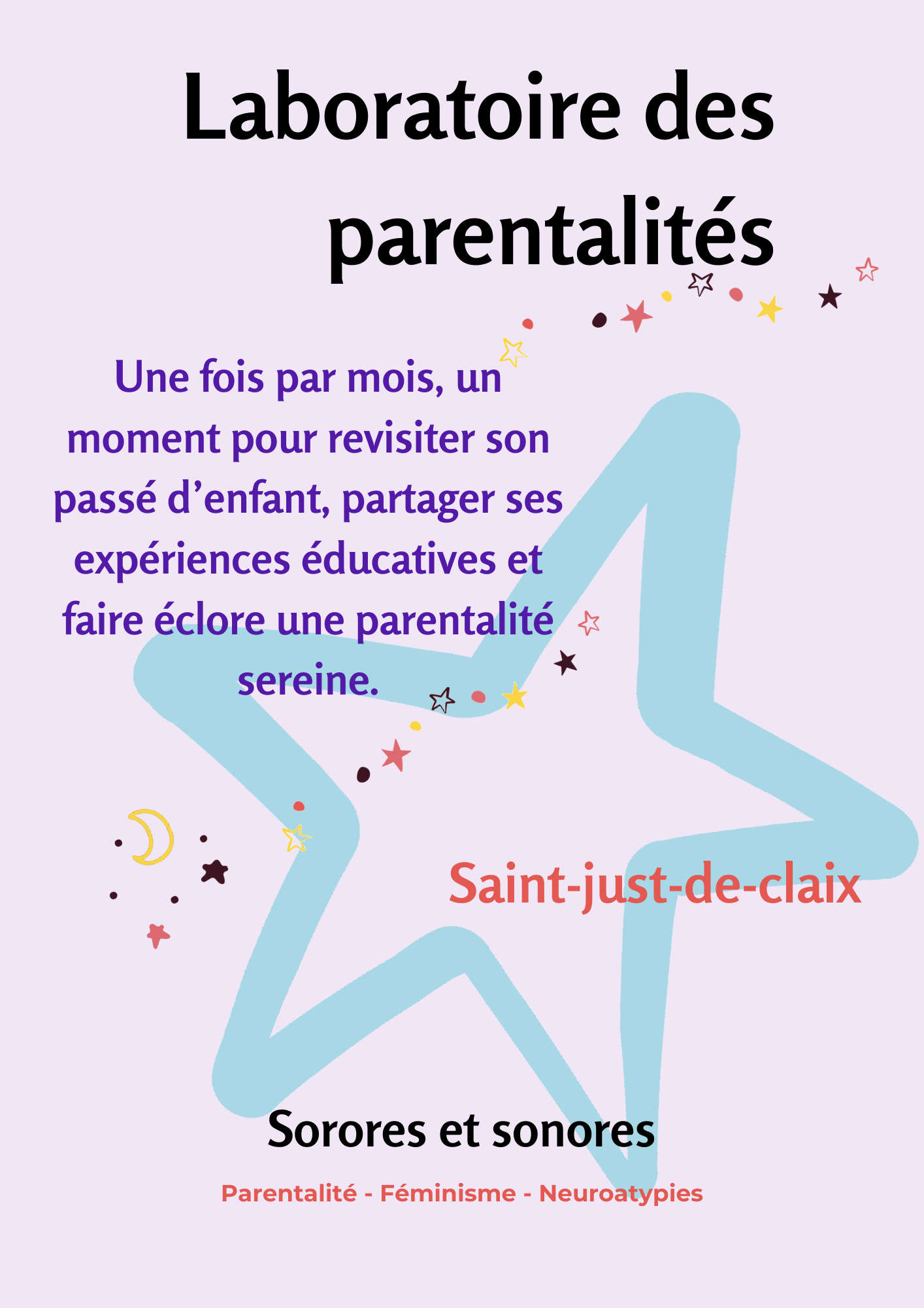 Affiche Laboratoire des parentalités